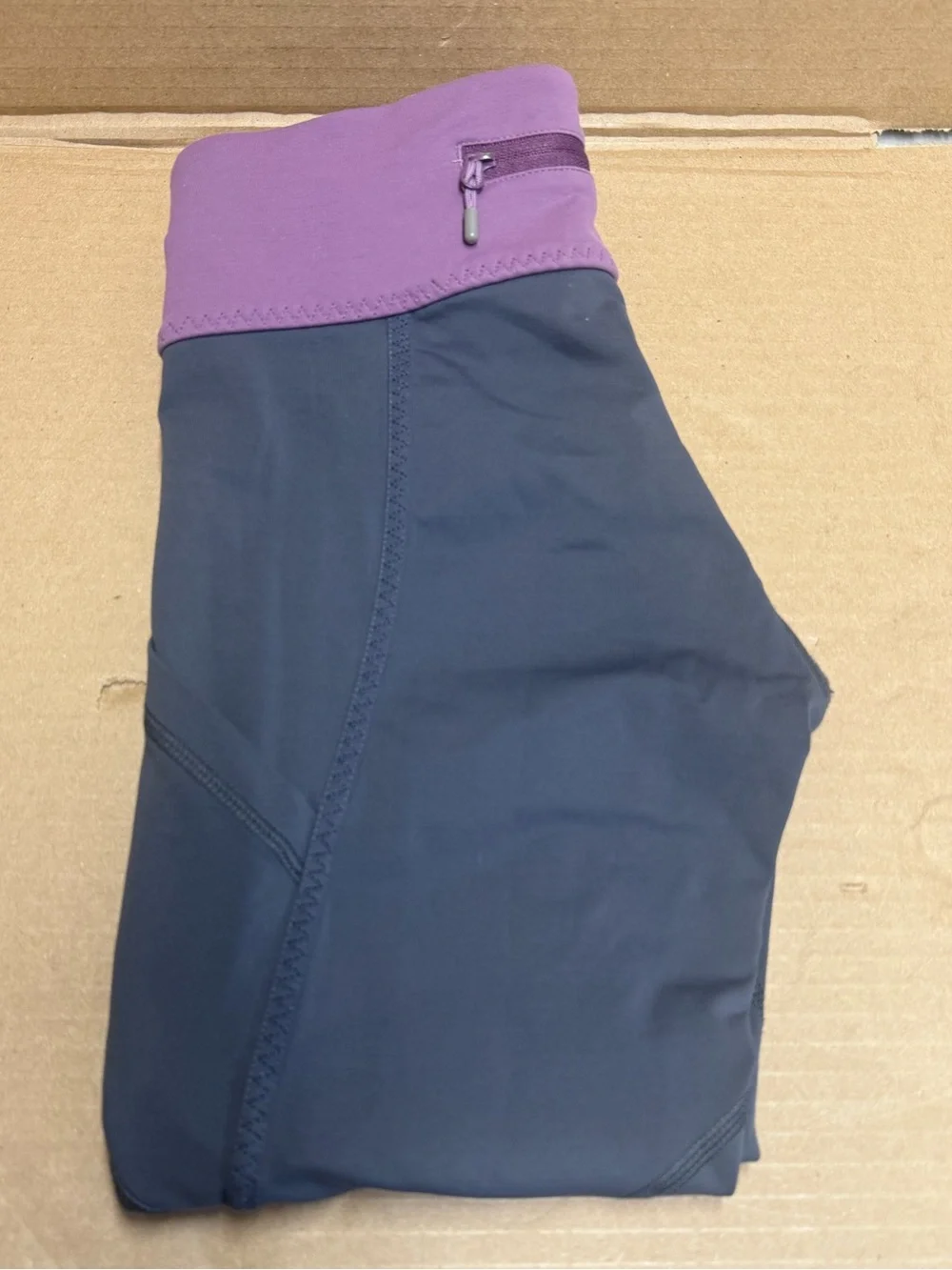 lululemon athletica  Leggings with Purple Waistband
